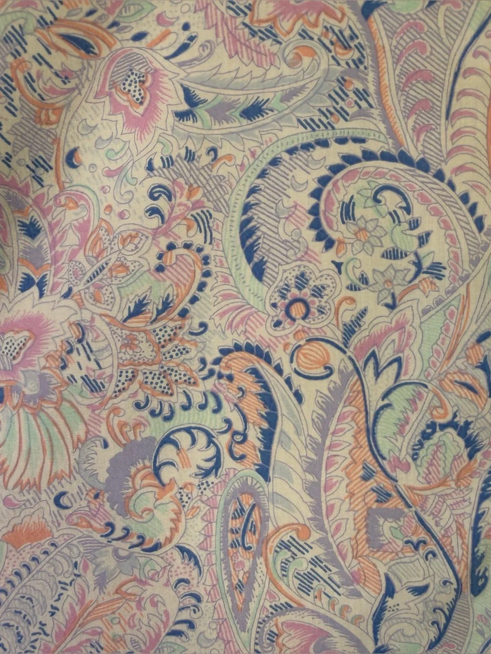 Victoria's Secret VS Mayfair Pastel Paisley Y2K Women's Pajama Set Size Small